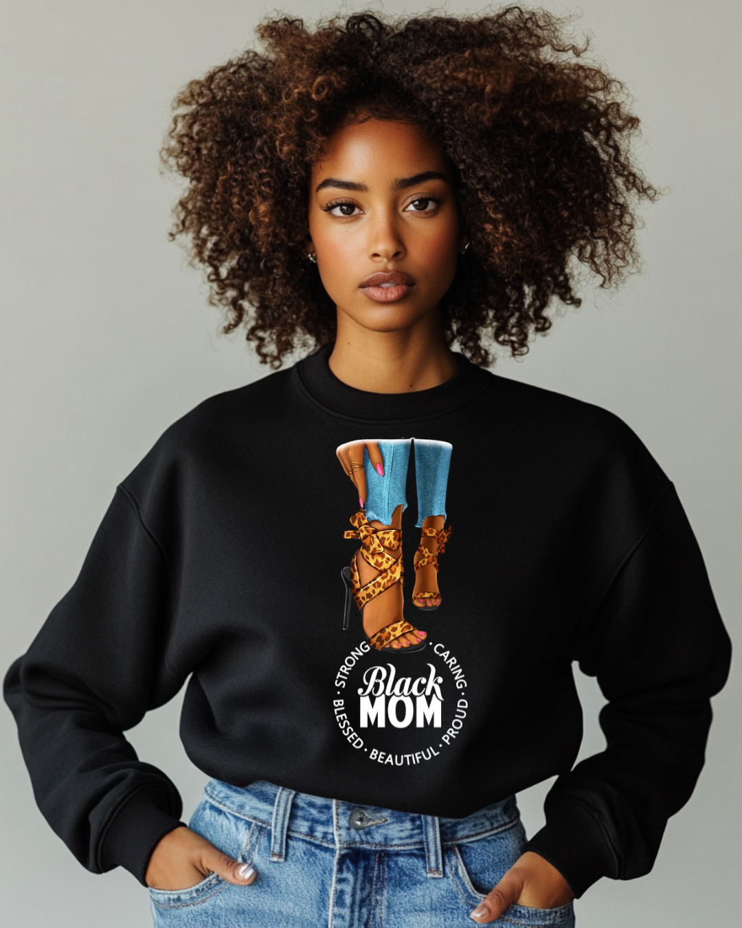 Sweat Black Mom