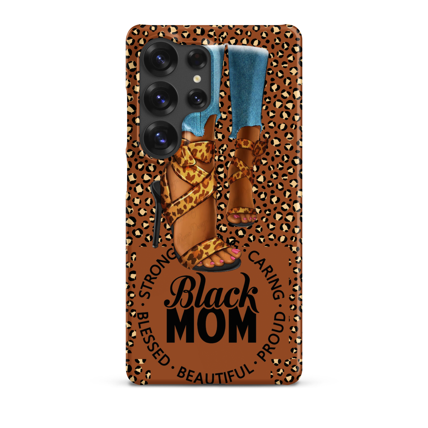 Coque afro Samsung design Denim Mon Afro World