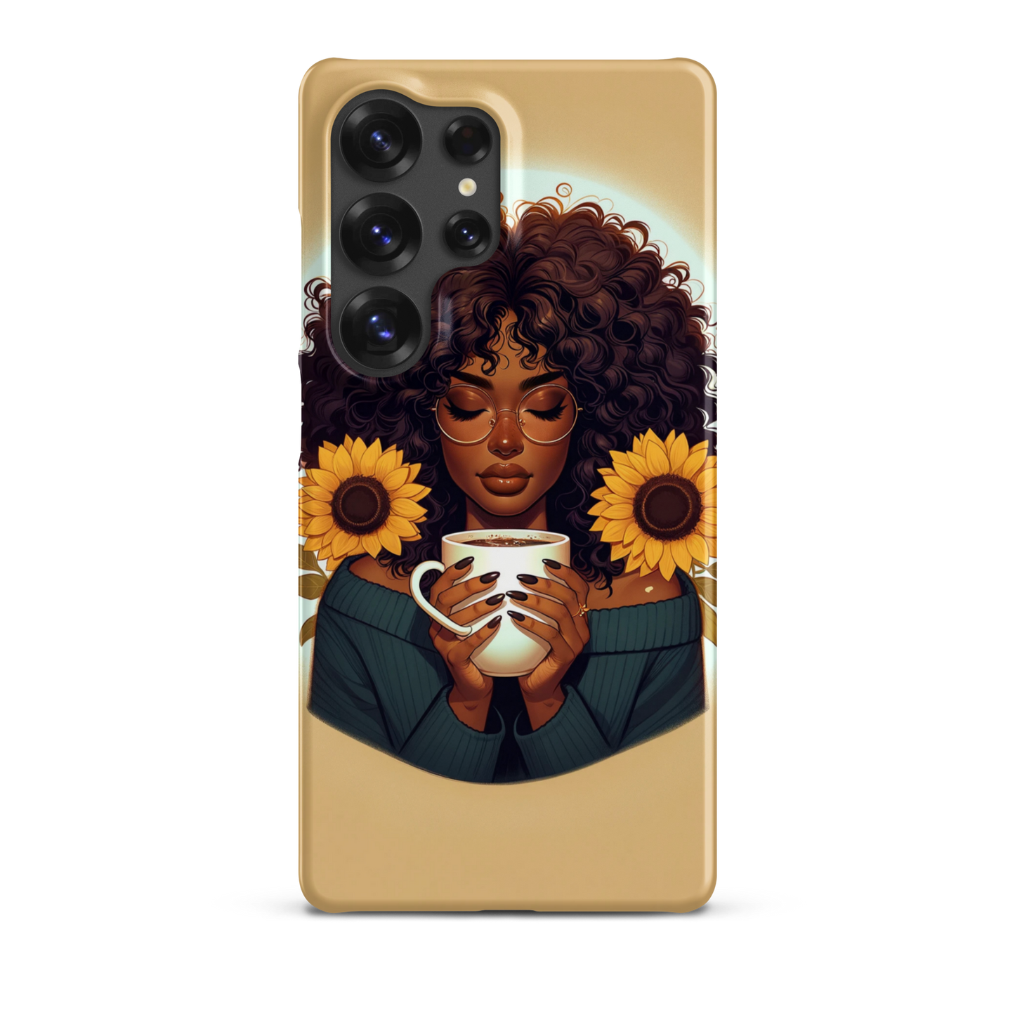 Coque afro Samsung design Denim Mon Afro World