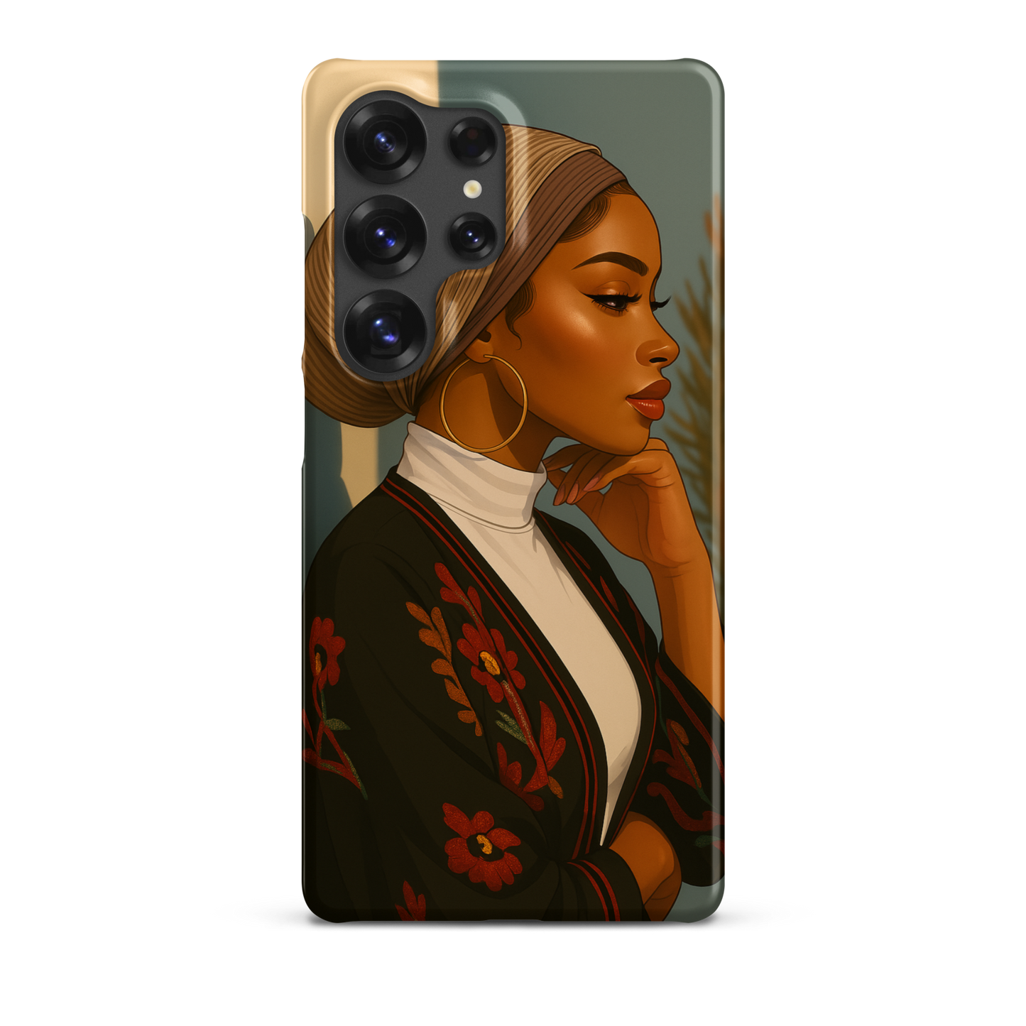 Coque afro Samsung design Denim Mon Afro World