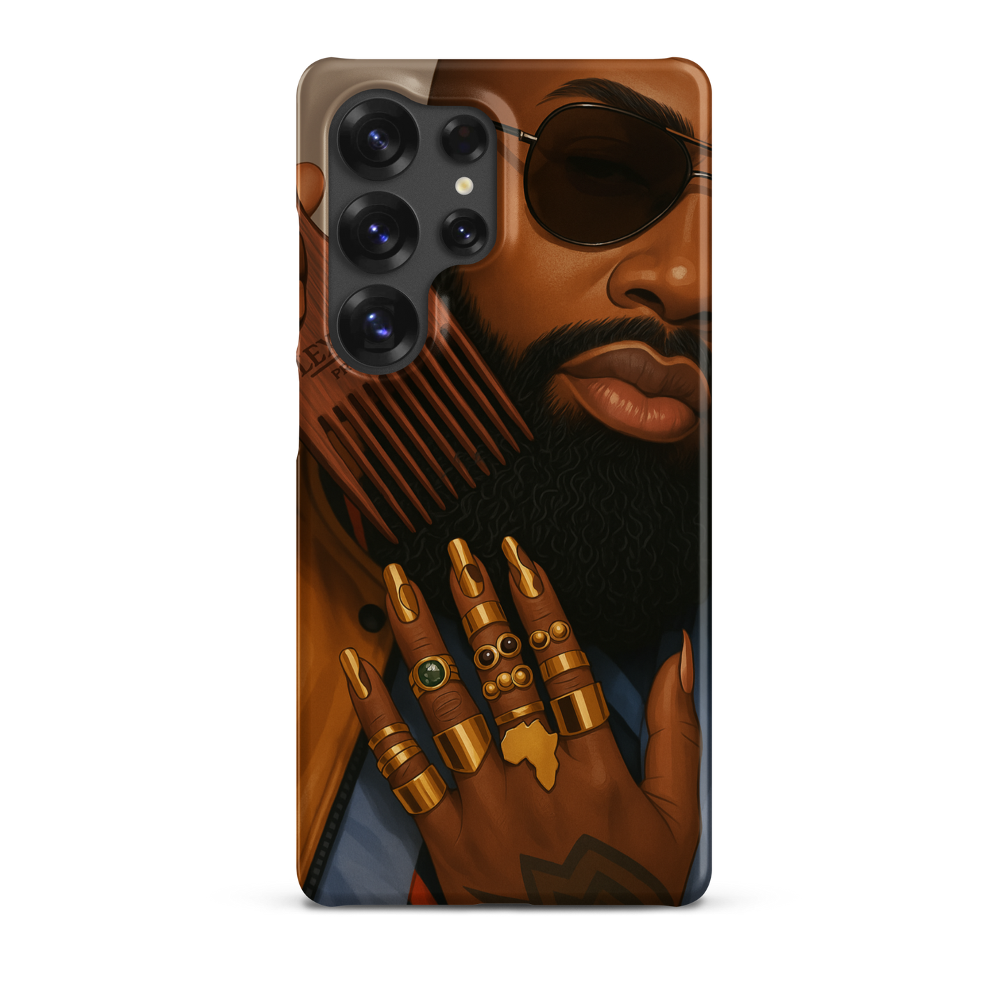 Coque afro Samsung design Denim Mon Afro World