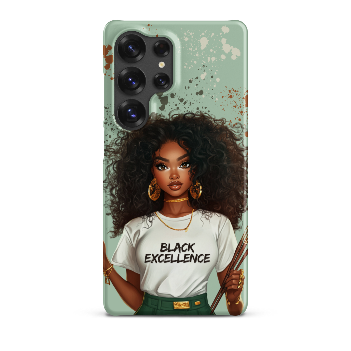 Coque afro Samsung design Denim Mon Afro World
