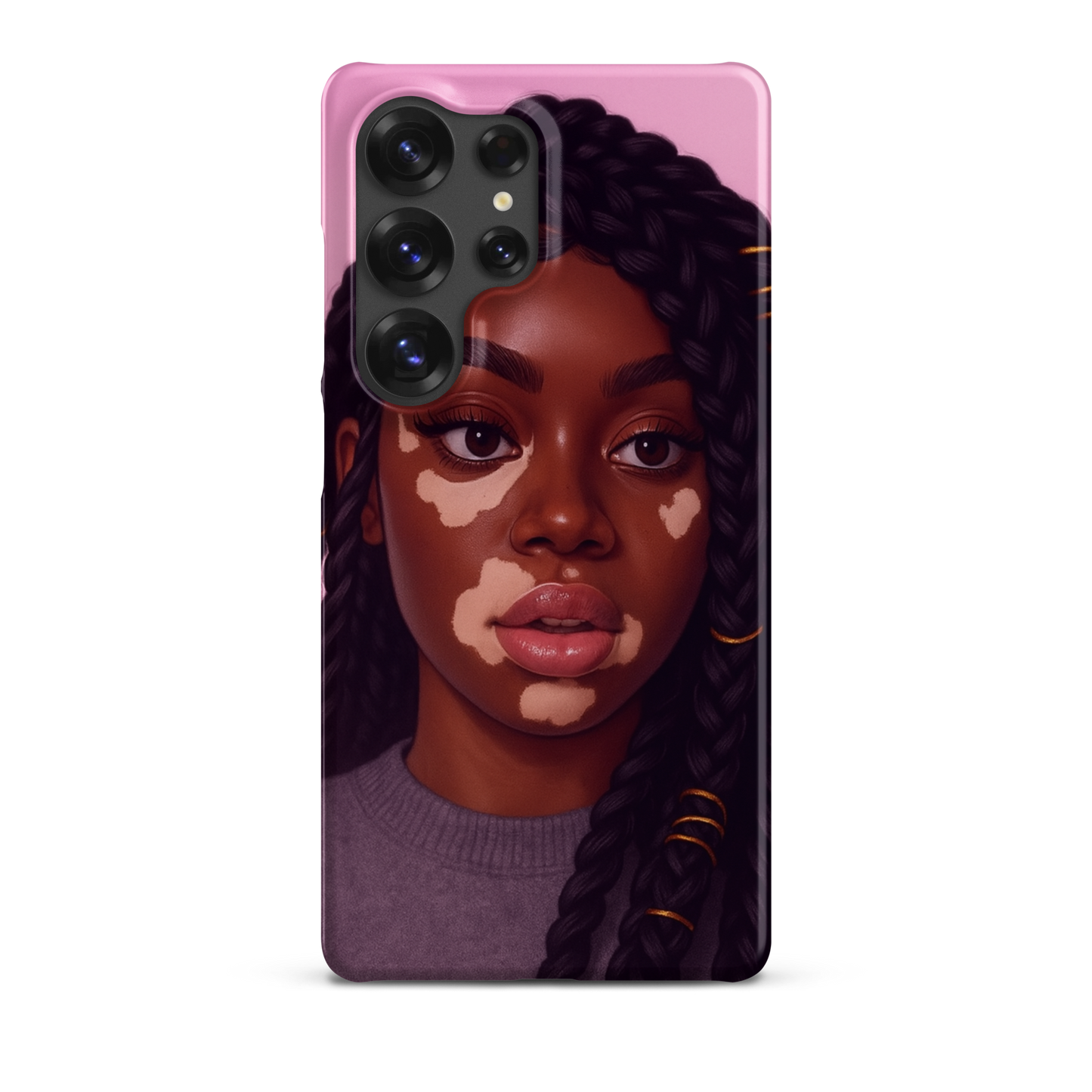 Coque afro Samsung design Denim Mon Afro World