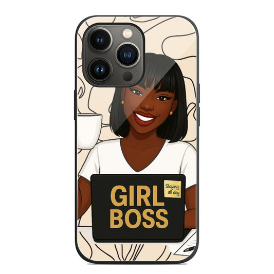 Coque iPhone 15 plus – Girl Boss