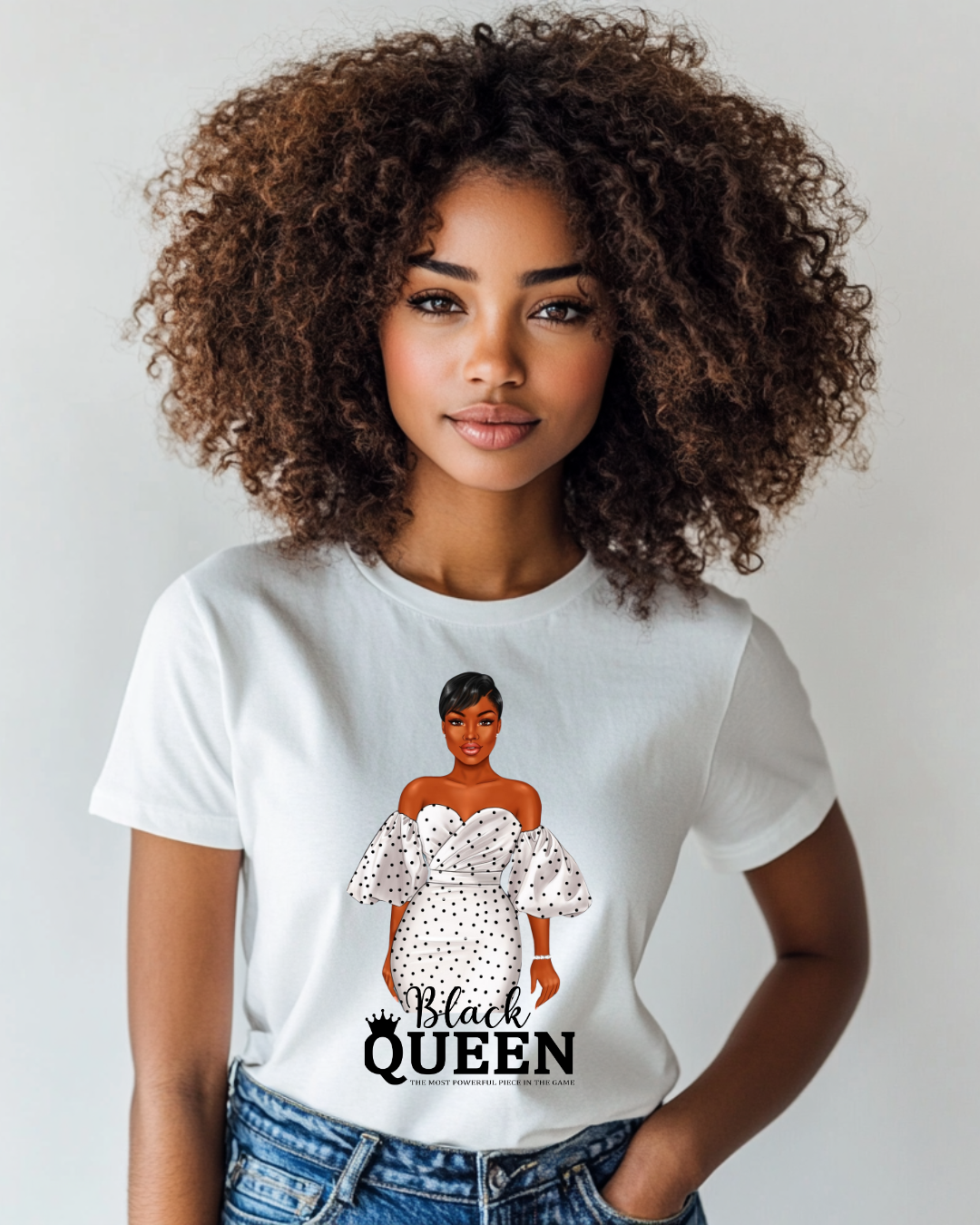 T-Shirt Black Queen