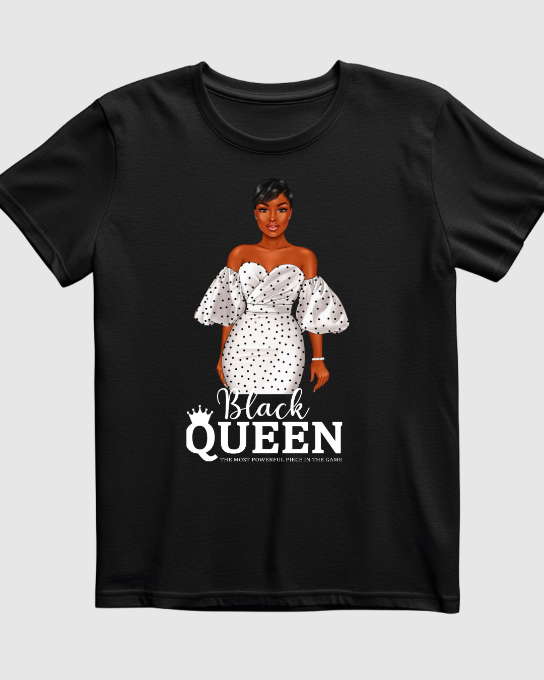 T-Shirt Black Queen