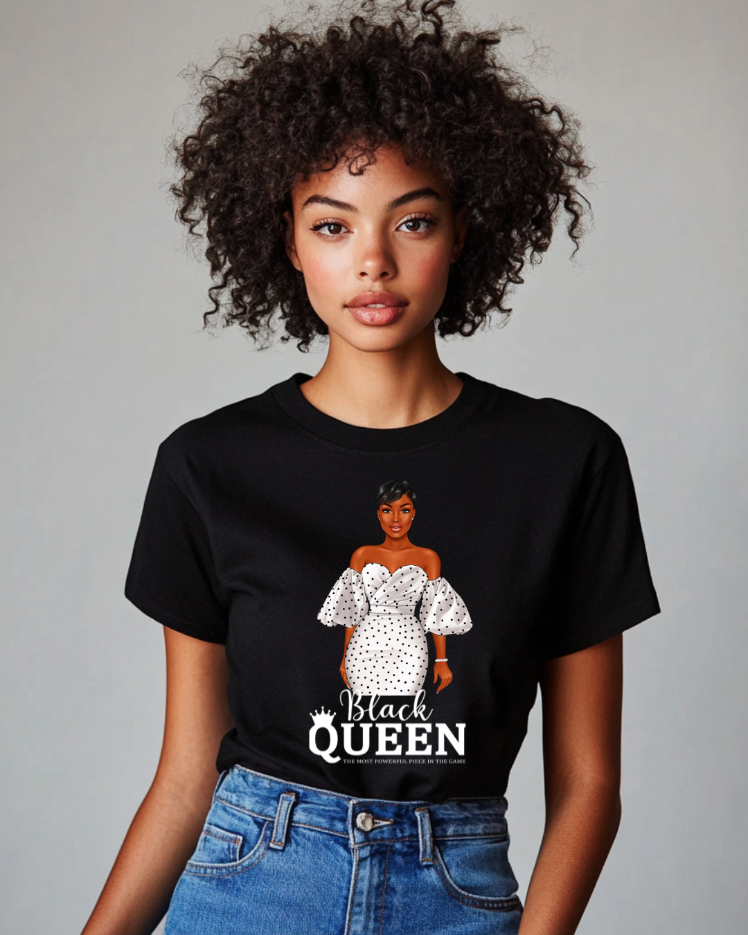 T-Shirt Black Queen