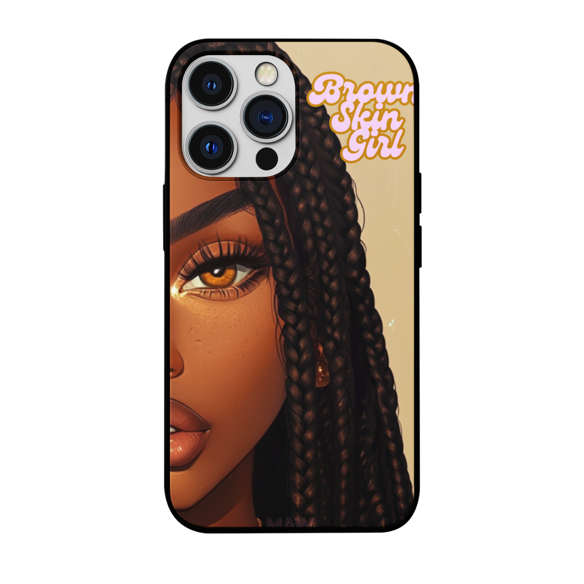 Coque Iphone Brown Skin Girl