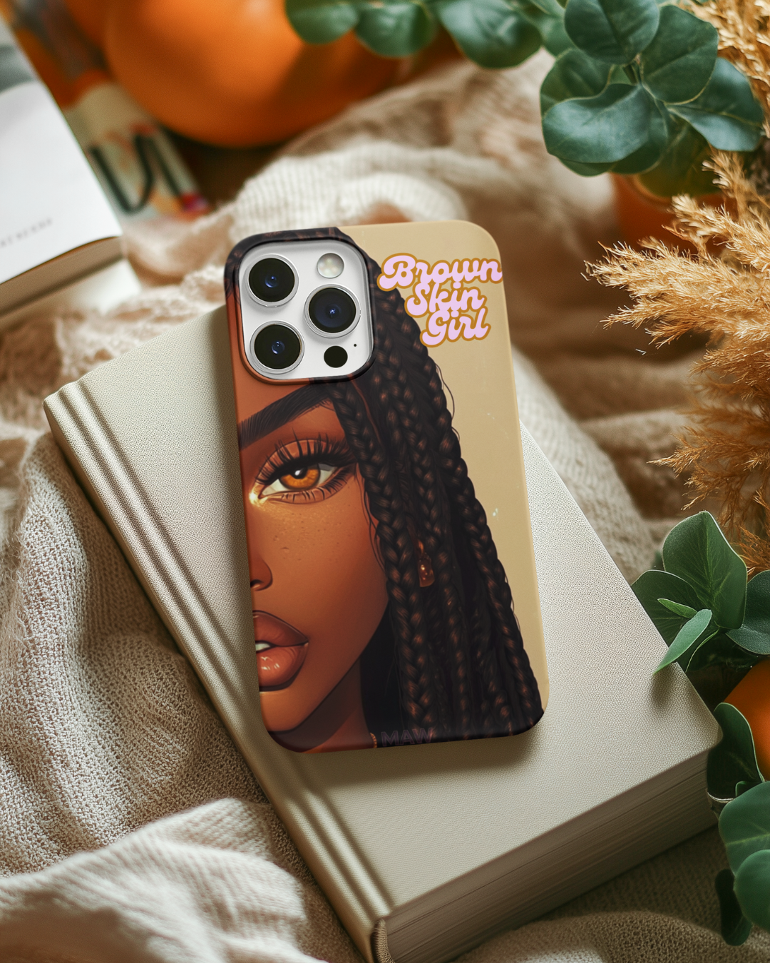 Coque Iphone Brown Skin Girl