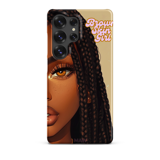 Coque afro Samsung design Brown Skin Girl Mon Afro World