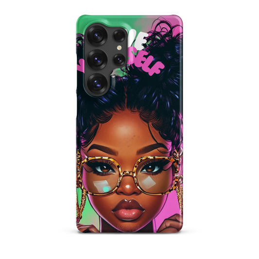 Coque afro Samsung design Denim Mon Afro World