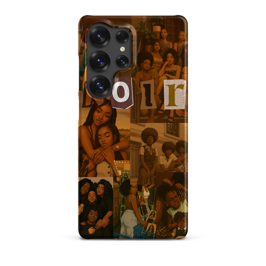 Coque afro Samsung design Denim Mon Afro World