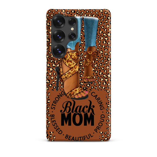 Coque afro Samsung design Denim Mon Afro World