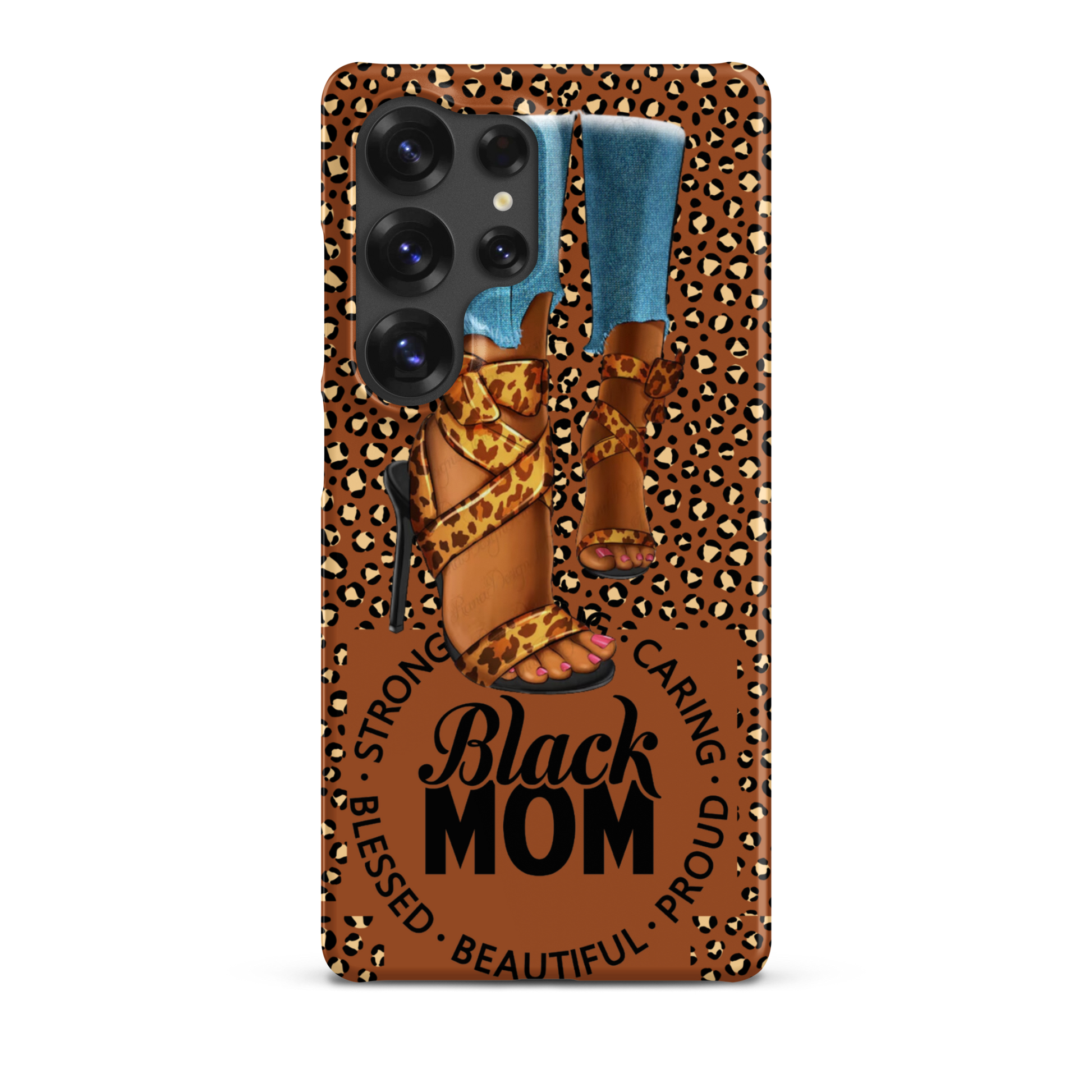 Coque afro Samsung design Denim Mon Afro World