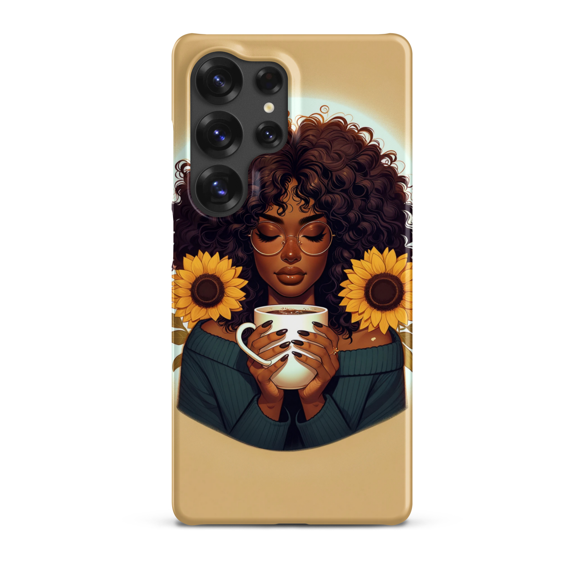 Coque afro Samsung design Denim Mon Afro World