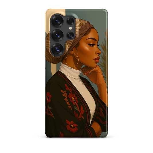 Coque afro Samsung design Denim Mon Afro World