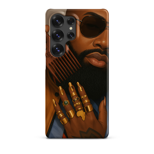 Coque afro Samsung design Denim Mon Afro World