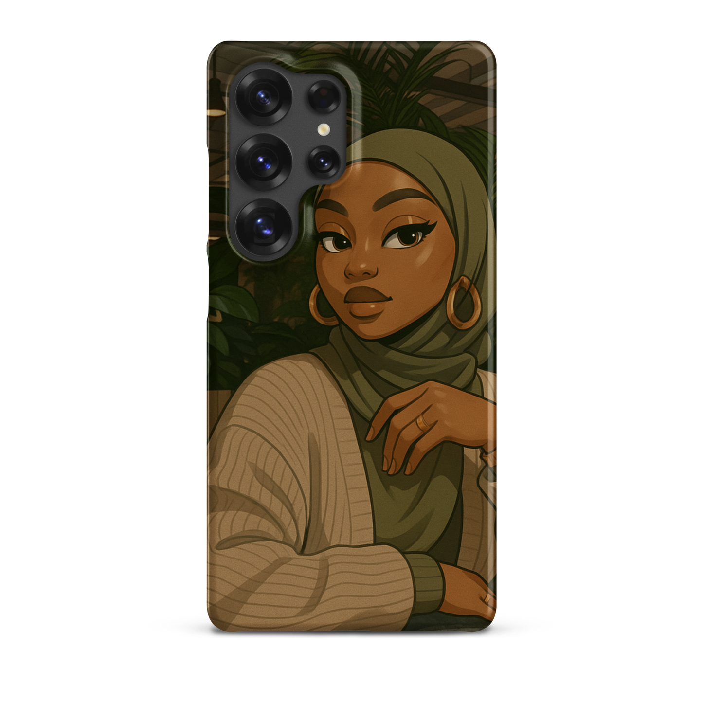 Coque afro Samsung design Denim Mon Afro World