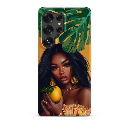 Coque afro Samsung design Denim Mon Afro World