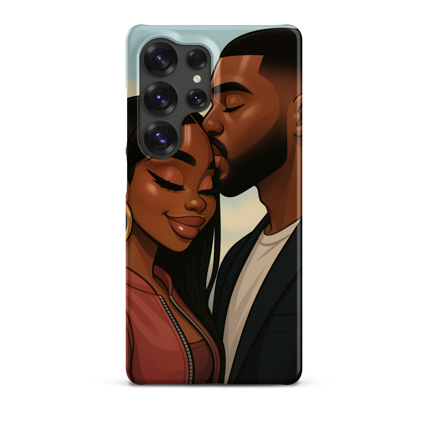 Coque afro Samsung design Denim Mon Afro World