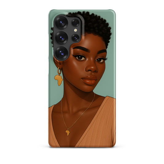 Coque afro Samsung design Denim Mon Afro World
