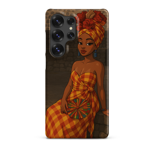 Coque afro Samsung design Denim Mon Afro World