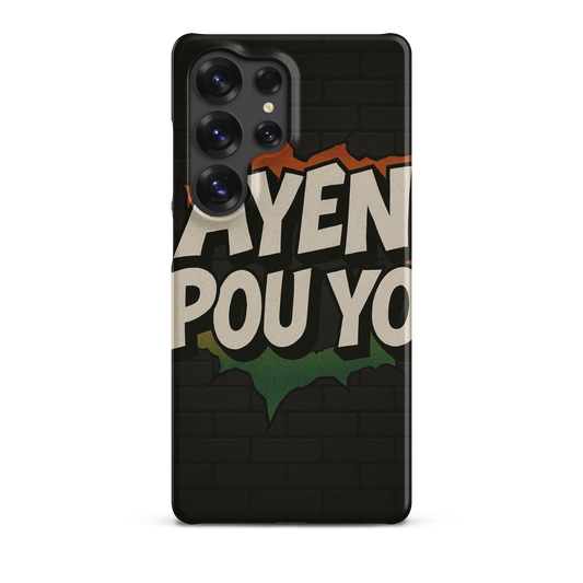 Coque afro Samsung design Denim Mon Afro World